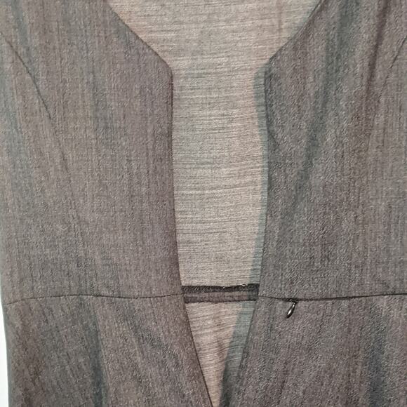 Telaio Everyday Bike Dress Gray Sleeveless A Line Wool Made in Seattle Pockets - Picture 7 of 11